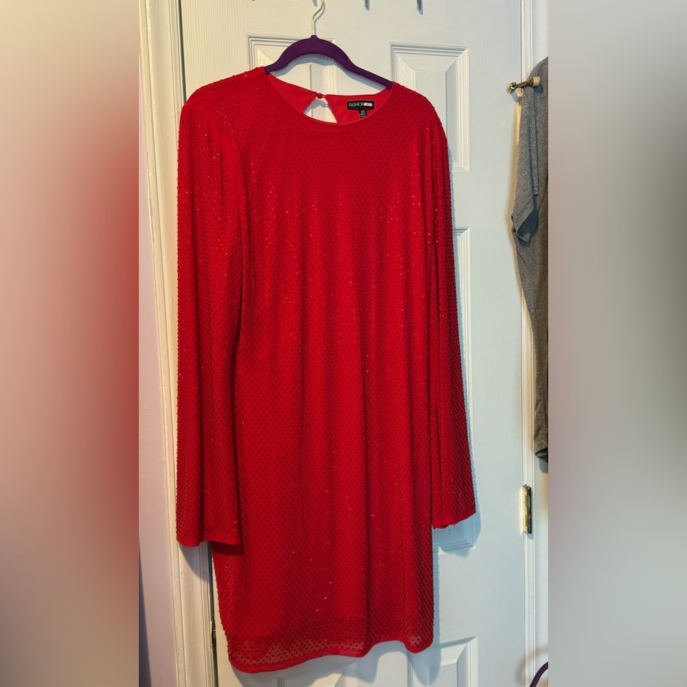 Fashion Nova Red Mini Dress